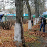 Студенты ОГБПОУ «КТВТ» приняли участие в субботнике по уборке территории.