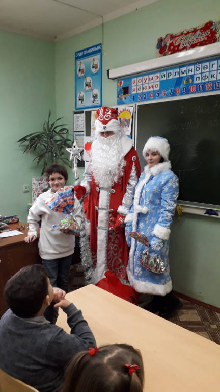 Студенты Касимовского техникума водного транспорта поздравили малышей с Новым годом
